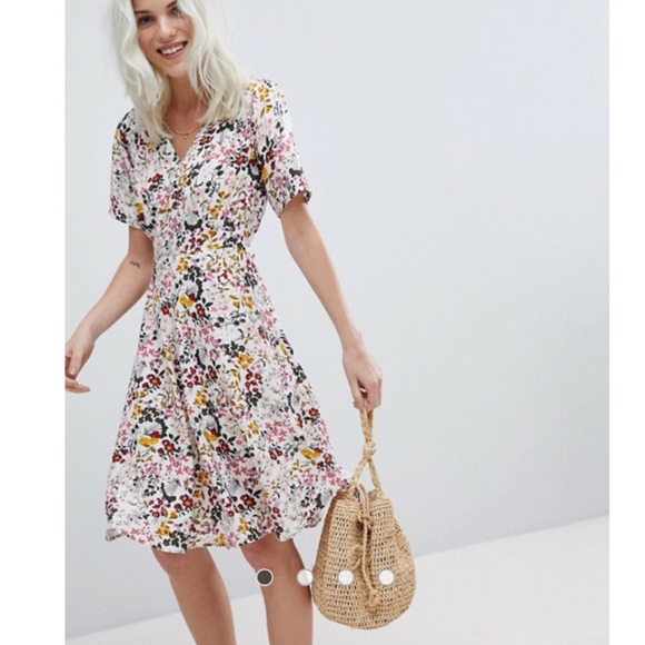 ASOS Dresses & Skirts - ASOS Floral Print Tea Dress